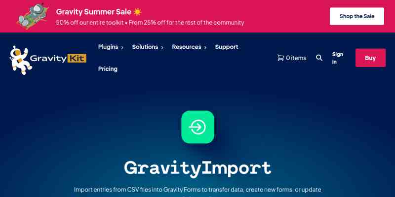 GravityView – Gravity Forms Import Entries