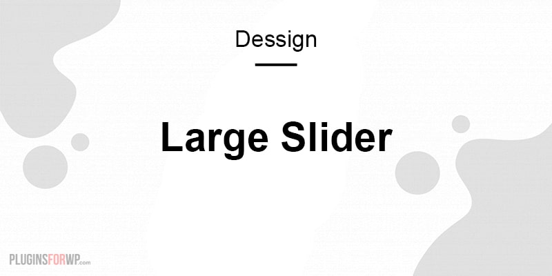 Large Slider Responsive WordPress Theme