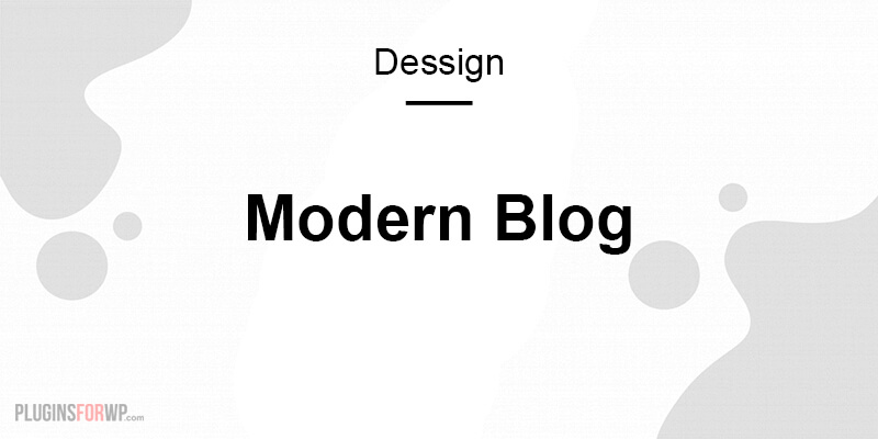 Modern Blog Responsive Theme