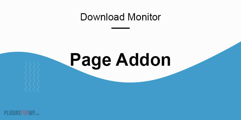 Download Monitor Page Addon