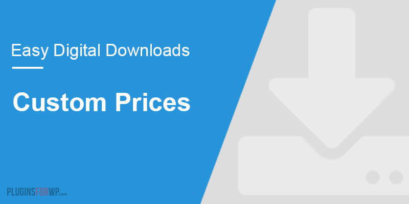 Easy Digital Downloads – Custom prices