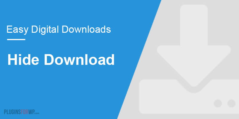 Easy Digital Downloads – Hide Download