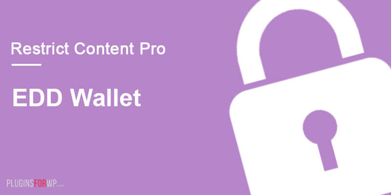 Restrict Content Pro – Easy Digital Downloads Wallet