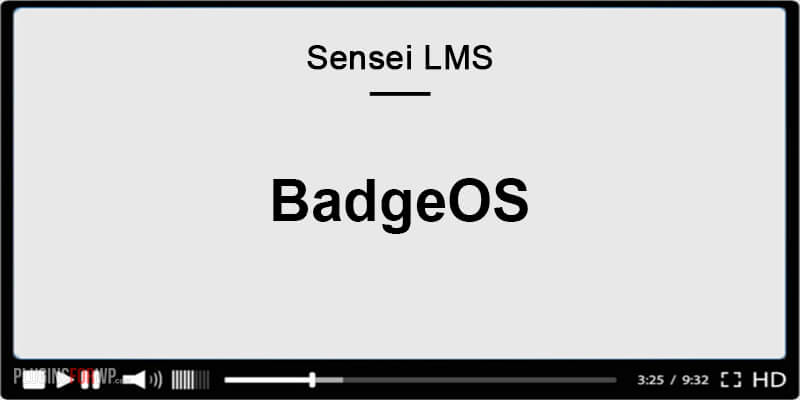 BadgeOS Sensei Add-On