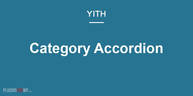 YITH WooCommerce Category Accordion Premium